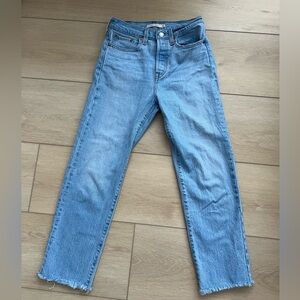 Wedgie Levi's Light Blue Straight Leg Jeans